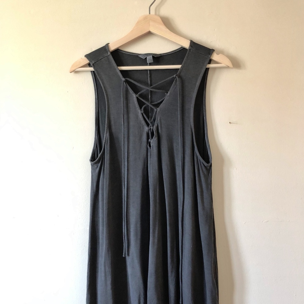 American Eagle Lace-Up Tank